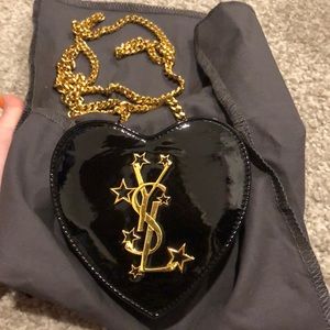 Yves Saint Laurent mini heart bag